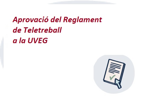Aprovació reglament teletreball